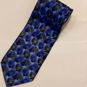 J. Garcia Abstract Blue and Green Tie